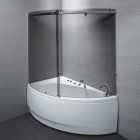 Душова шторка для ванни Balteco Idea 16 правостороння