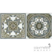 Плитка напольная декор Absolut Keramika ARQUINO SET TACOS GRIS  (комплект 2 шт)