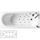 Гидромассажная ванна Balteco Modul 15 SlimLine S11 с системой управления EasyTouch