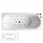 Гидромассажная ванна Balteco Modul 18 SlimLine S11 с системой управления EasyTouch