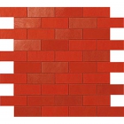 Плитка із білої глини декор Atlas Concorde Ewall Red MiniBrick 9EMR (під цегляну кладку)