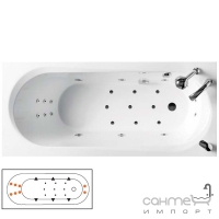 Гідро-аеромасажна ванна Balteco Modul 16 S4 із системою управління EVO