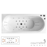Гідроаеромасажна ванна Balteco Modul 18 S4 із системою управління EVO