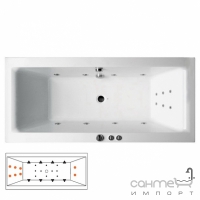 Гідро-аеромасажна ванна Balteco Roma S4 із системою управління EVO