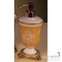 Дозатор для жидкого мыла, шампуня (диспенсер) керамический ACF Collezione Rose (B258) 