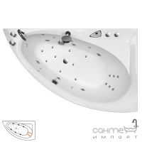 Гідроаеромасажна ванна Balteco Idea 15 S4 із системою управління EVO лівостороння
