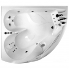 Гідромасажна ванна Balteco Duo Lumina S6 з двома насосами та системою керування EVO plus правостороння