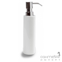 Дозатор для жидкого мыла, шампуня (диспенсер) фарфоровый Cipi Tube White (CP908/Tube White)