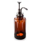 Дозатор для жидкого мыла, шампуня (диспенсер) стеклянный Cipi Pharmacy Ambra (CP908/PH/mar)