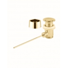 Донный клапан для раковины 1”1/4 без окна для уровня воды, с воротником Bellosta 71-0137/3 Матовое Золото