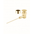 Донный клапан для раковины 1”1/4 без окна для уровня воды, с воротником Bellosta 71-0138/3 Матовое Золото