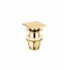 Донный клапан для раковины 1”1/4 без окна для уровня воды Bellosta 71-6536/4 Матовое Золото