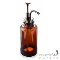 Дозатор для рідкого мила, шампунь (диспенсер), скляний Cipi Pharmacy Ambra (CP908/PH/mar)