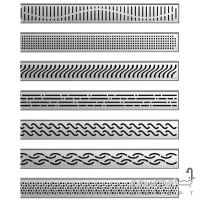 Решітка дренажного каналу ACO E-line 1000 в асортименті