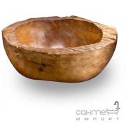 Раковина дерев'яна кругла на стільницю Cipi Sarong (CP950/SA)