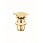 Донний клапан для раковини 1”1/4 без вікна для рівня води Bellosta 71-3336/4 Матове золото