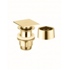 Донний клапан для раковини 1”1/4 без вікна для рівня води з коміром Bellosta 71-3336/5 Матове Золото