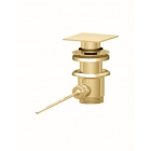 Донный клапан для раковины 1”1/4 без окна для уровня воды Bellosta 71-7537/1 Матовое Золото