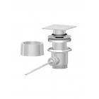 Донний клапан для раковини 1”1/4 без вікна для рівня води з коміром Bellosta 01-7537/3 Хром