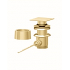 Донний клапан для раковини 1”1/4 без вікна для рівня води, з коміром Bellosta 71-7537/3 Матове золото