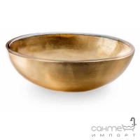 Раковина круглая на столешницу Cipi Gold (CP950 GOLD)  