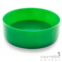 Раковина кругла на стільницю зі змінною пластиною Cipi Jelly (CP950JE-Verde-Green 32)