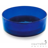 Раковина кругла на стільницю із змінною пластиною Cipi Jelly (CP950JE-Blu-Blue 33)