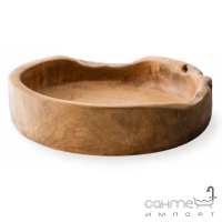 Раковина деревянная круглая на столешницу Cipi Bantul (CP950/B)  