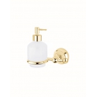 Дозатор для жидкого мыла с настенным держателем Bellosta Pascal/Noel/Romina **-0353/1 Золото