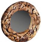 Зеркало настенное в деревянной раме Cipi Akar Round 70 (CP603/AK)
