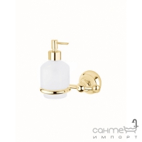 Дозатор для жидкого мыла с настенным держателем Bellosta Pascal/Noel/Romina **-0353/1 Золото