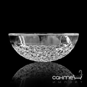 Раковина на столешницу Glass Design Cristallo DE MEDICI Ice Round ICEROT01 Transparent