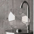 Раковина на стільницю Glass Design Cristallo DE MEDICI Moon MOONT01 Transparent