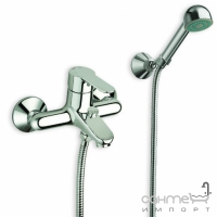 Змішувач для ванни зі шлангом та ручним душем із захистом від вапняних відкладень Cristina Sport SI 101-51
