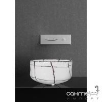 Раковина на стільницю Glass Design Murano CANALE CANALEWB white black