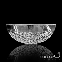 Раковина на стільницю Glass Design CRISTALLO DE MEDICI Ice Round ICEROT01 Transparent
