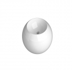 Кругла накладна раковина на стільницю Disegno Ceramica Sfera (SF05600101), колір білий