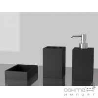Набор для ванной комнаты (мыльница+стакан+дозатор) Glass Design Navy VetroFreddo NVSETPOХХ