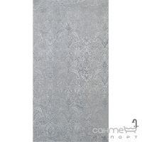 Плитка для підлоги Kerama Marazzi SG213102R Шовковий шлях сірий орнамент лаппатований 30x60