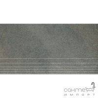 Плитка для підлоги Kerama Marazzi DP203800R Гімалаї сходинка сірий обрізний 30x60
