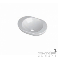Накладна раковина на стільницю Disegno Ceramica Ovo (OV06040001), колір білий