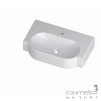 Консольна раковина Disegno Ceramica Ovo (OV07045101), колір білий