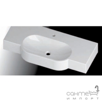 Консольна раковина Disegno Ceramica Ovo (OV10545101), колір білий