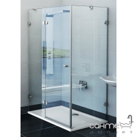 Душевой уголок Ravak GlassLine GSDPS - 100x80 L с фурнитурой G SET хром/прозрачное