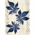 Плитка декор Береза керамика Магия фантазия синий (25х35)


