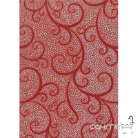 Плитка декор Береза кераміка Капрі перли червоні (25x35)