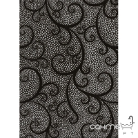 Плитка декор Береза керамика Капри жемчуг черный (25x35)

