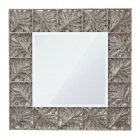Зеркало для ванной комнаты Moko Link Crystal 80x80 серый кристал
