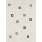 Плитка декор Береза кераміка Квадро мозаїка білий (25х35)