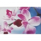 Плитка декор панно Береза керамика Квадро Орхидея х4 (50x70)